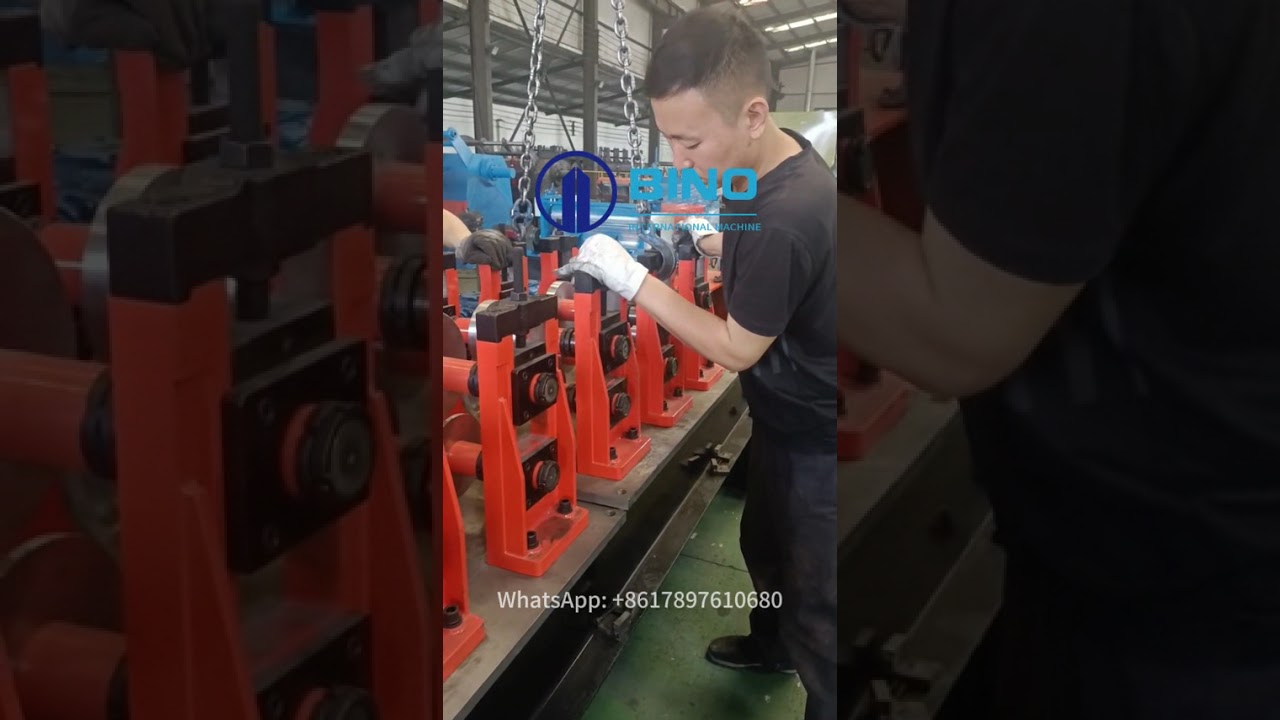 Octagonal tube making machines