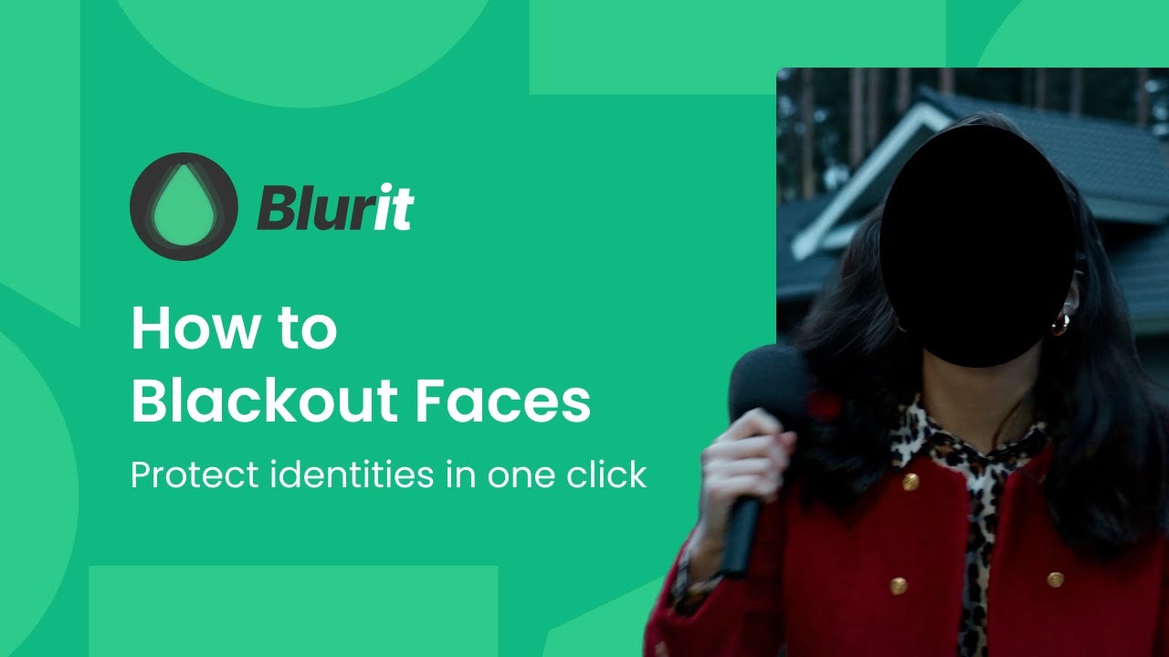 How to blackout a face