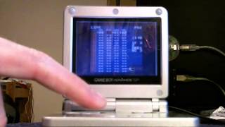 LSDJ demo on GBA SP