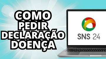 Como Pedir a Autodeclararão de doença no site SNS 24 | Tutoriais Online PT