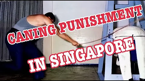 Whole process of caning in Singapore,very few can ...