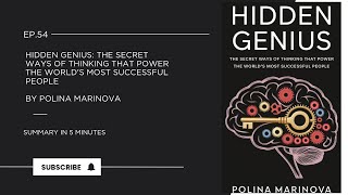 Hidden Genius by Polina Marinova || Book Summary in 5 Minutes
