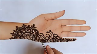 Karwa chauth special mehandi design ll front hand bridal 2021 mehndi l bridal wedding henna tutorial