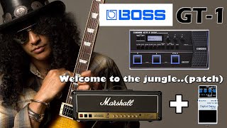 Welcome to the jungle (Guns N Roses) - Boss GT1 Patch #bossgt1 #gunsnroses #fleorpickups