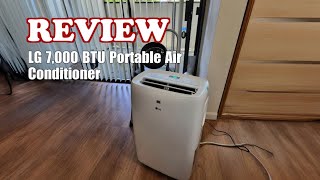 LG 7,000 BTU Portable Air Conditioner Review 2025