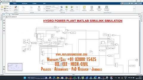 HYDRO POWER PLANT - ELECTRICAL SIMULATION