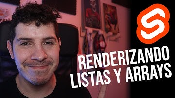 APRENDE a Renderizar LISTAS y ARRAYS - Curso de Svelte 🔶