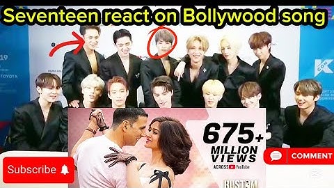 Seventeen react on Bollywood song| Tere sangh Yara song| Kpop idol react on Hindi song|