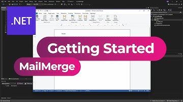 Getting Started: MailMerge and ServerTextControl (.NET Console App) in ASP.NET Core C#