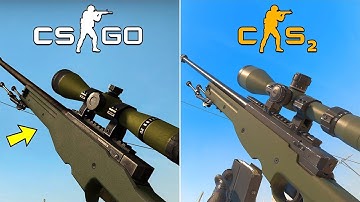 CS 2 vs CSGO - Physics and Details Comparison