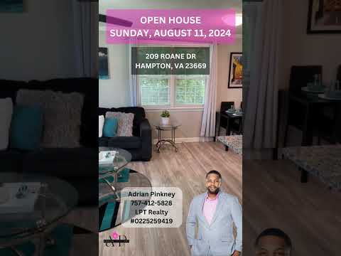 209 Roane Dr., Hampton, VA home video tour