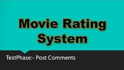 Movie Rating System_Post Commentst