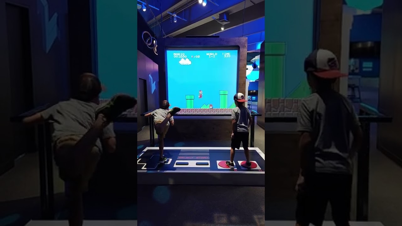 Huge Oversized Nintendo DS Game at the St. Louis Science Center