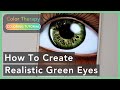Coloring Tutorial How To Create Realistic Green Eyes Coloring Tutorial How To Create Realistic Green Eyes