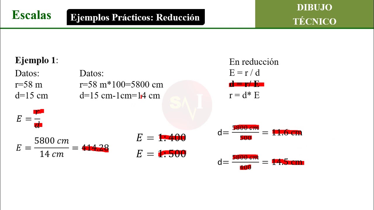 Leyenda ampliar traicionar Los tipos de escalas y su aplicación en el dibujo técnico - YouTube