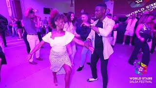 Cecile \u0026 Abdul - Salsa social at World Stars Salsa Festival 2024, Albena / Bulgaria