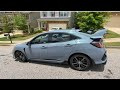 2020 Honda Civic Sport CVT Hatchback Spoiler installation Part 2