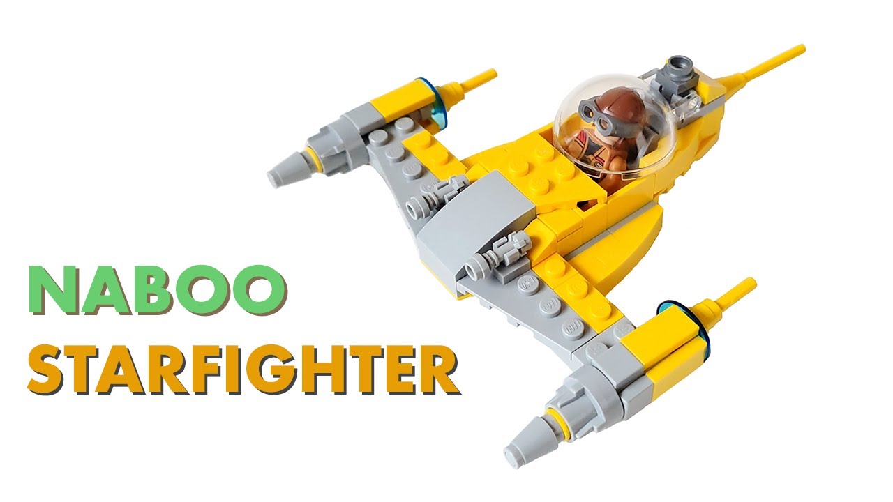Star Wars Naboo Starfighter MOC | Building Instructions - YouTube