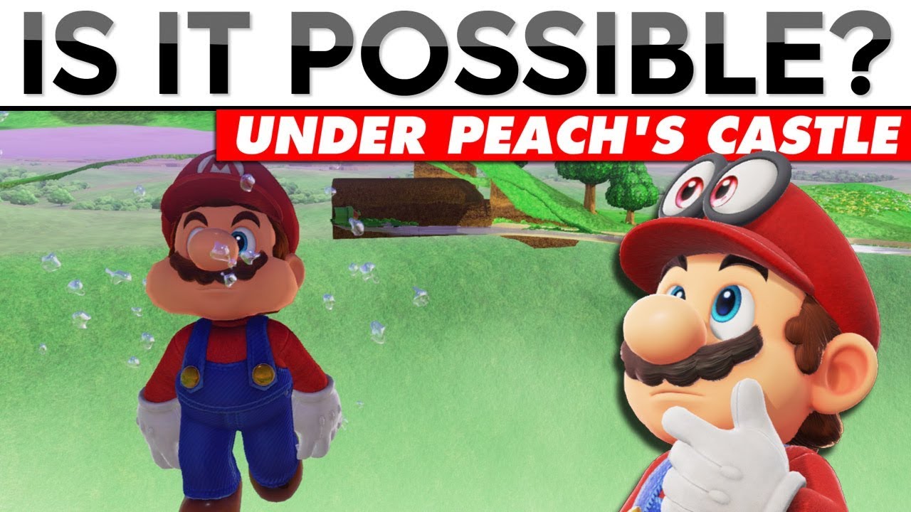 GETTING UNDERNEATH PEACH'S CASTLE (New Out-Of-Bounds Glitch) | Is It ...