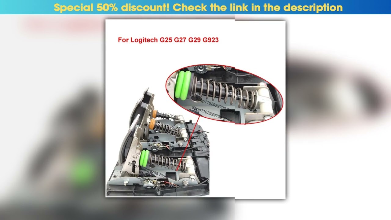 Simracing Pedal Throttle Brake Clutch Hydraulic Damping Modified Upgrade Accessories For Logitech