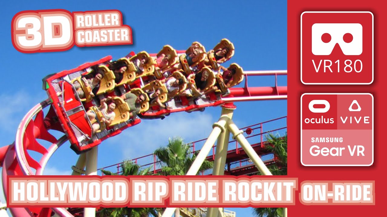 Vr Ride Building Universal VR Roller Coaster Hollywood Rip Ride Rockit | VR 360 VR180 3D onride ...