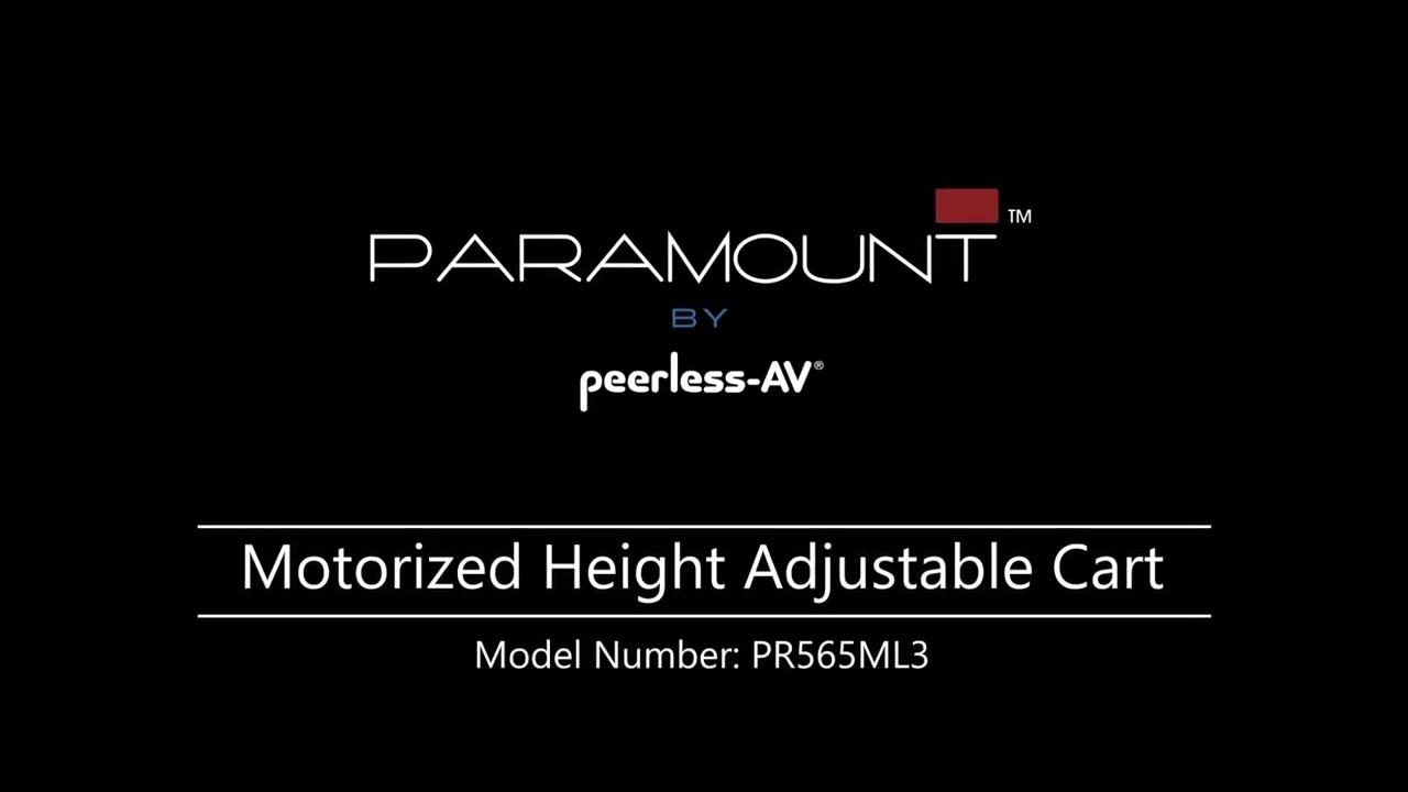 Learn all about the Paramount™ Motorized Height Adjustable Cart!