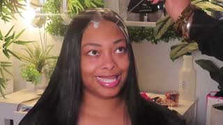 Details Step by Step Tutorial Installing Tape In Hair Extensions on a Pixie Cut Update