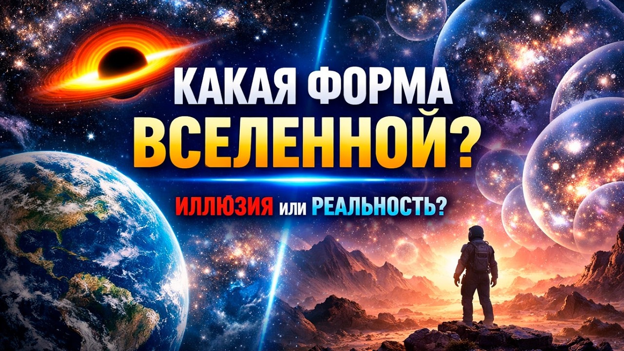 Форма Вселенной: есть ли край у космоса? Тёмная материя, тёмная энергия и тайна расширения