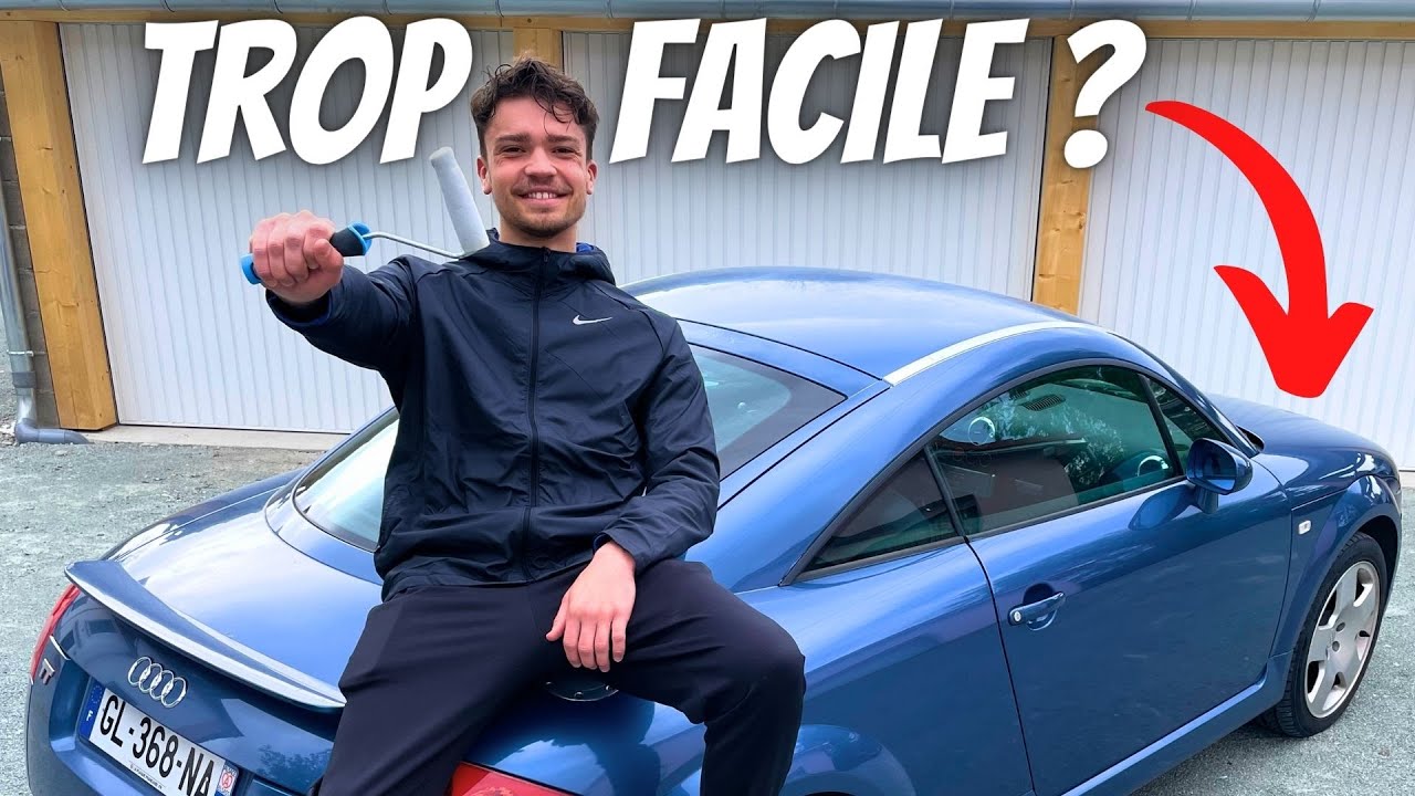 COMMENT RECOLLER UN CIEL DE TOIT VOITURE SANS DEMONTAGE TOUT SEUL