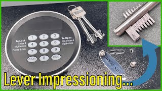 [1462] Impressioning a Hotel Safe Lever Lock (Global Safe)