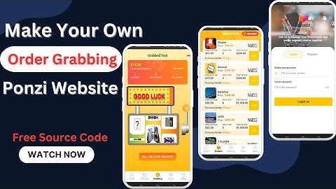 How To Make Own Order Grabbing Investment Website || Grabbing website free source code