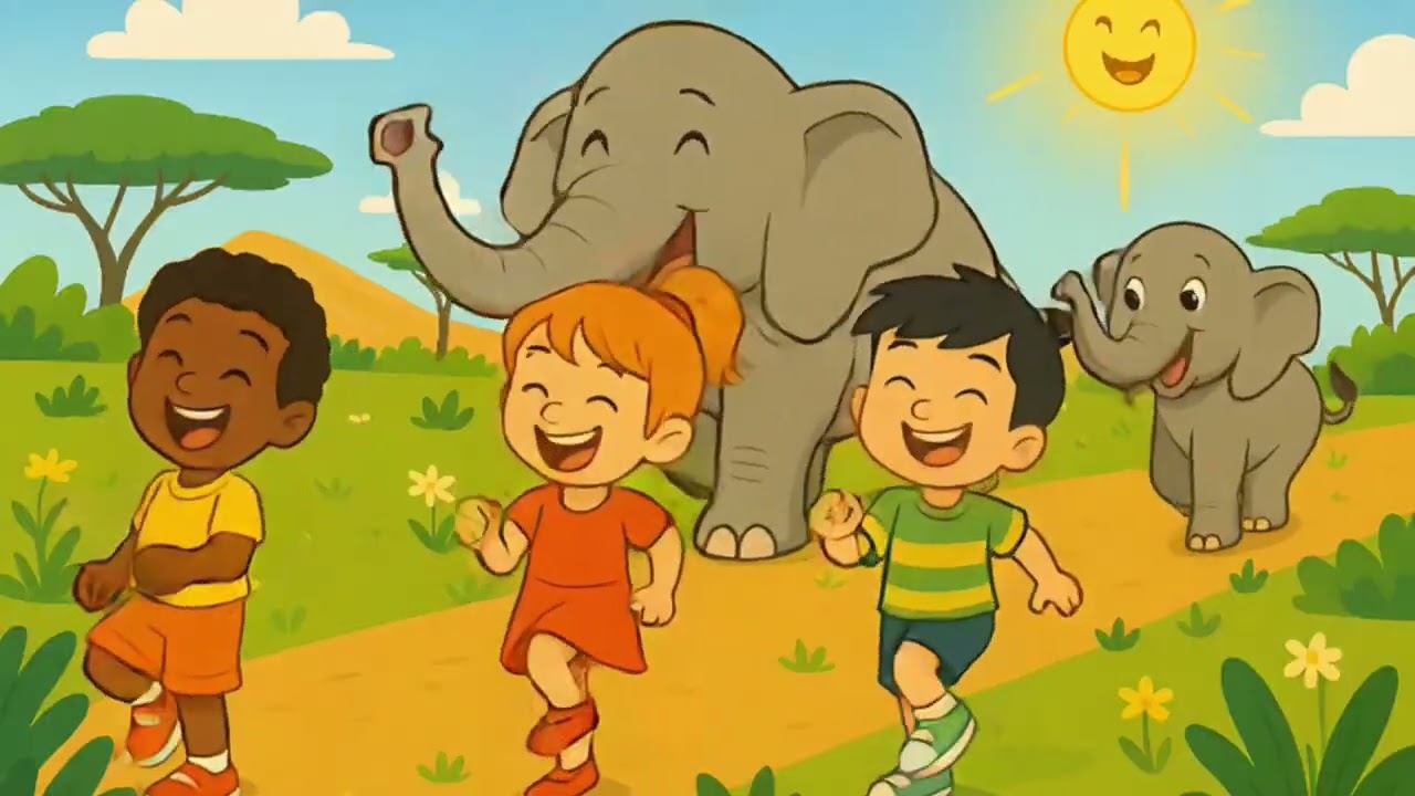 Kids Song – Elephant Parade 1 | GeuUniverse