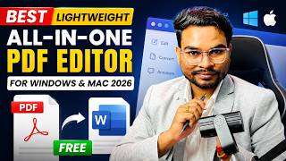 Best Lightweight All-in-One PDF Editor for Windows & Mac 2026 | Convert PDF to Word for Free screenshot 2