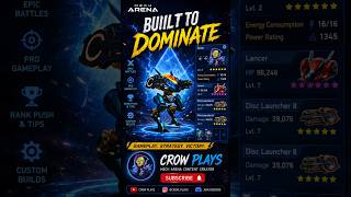 😱 Crow + Disc Launcher 8 = Total Destruction! | Mech Arena #dsnmag