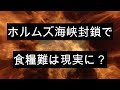 ホルムズ海峡封鎖の備蓄は必須!!