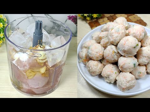 Cara Membuat Bakso Daging Ayam Setengah Kilo