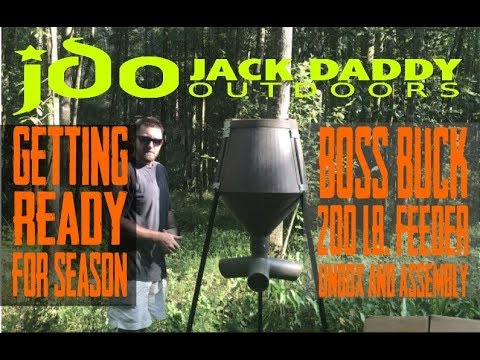 Boss Buck Gravity Feeder From Tractor Supply Unbox Assembly And