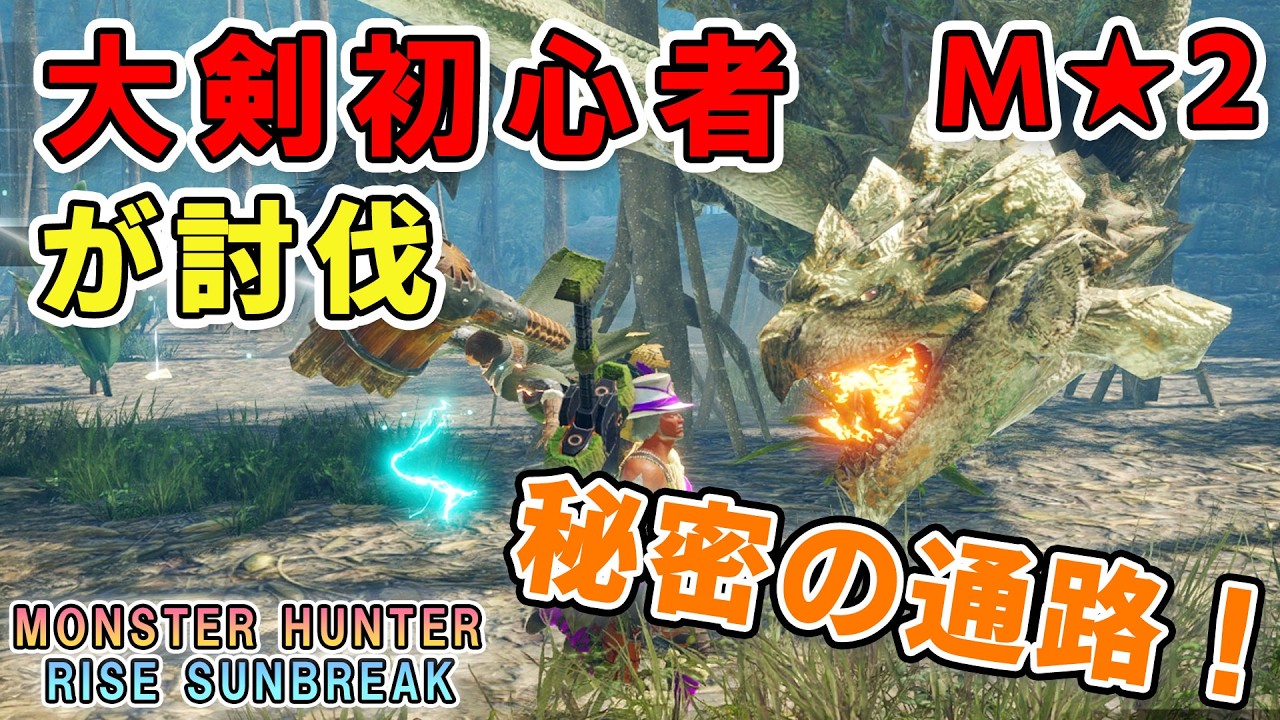 【MHRS】大剣初心者がM★2リオレイアを討伐！【ゲームプレイ動画】