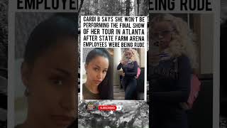 Cardi B Canceled Her Atlanta Show#shorts #viral #fyp #trending #Card B #funny #music #StateFarmArena