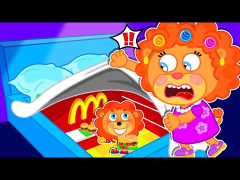 Маша и Леопольд. Макдоналдс под кроватью - Мультик для детей - Lion Family на русском