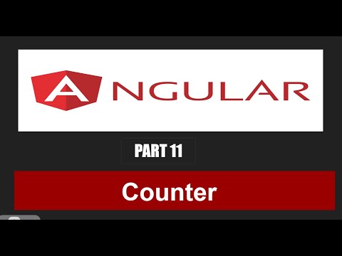 Counter in Angular | Part 11 | Angular 15 | Angular Tutorial in Hindi