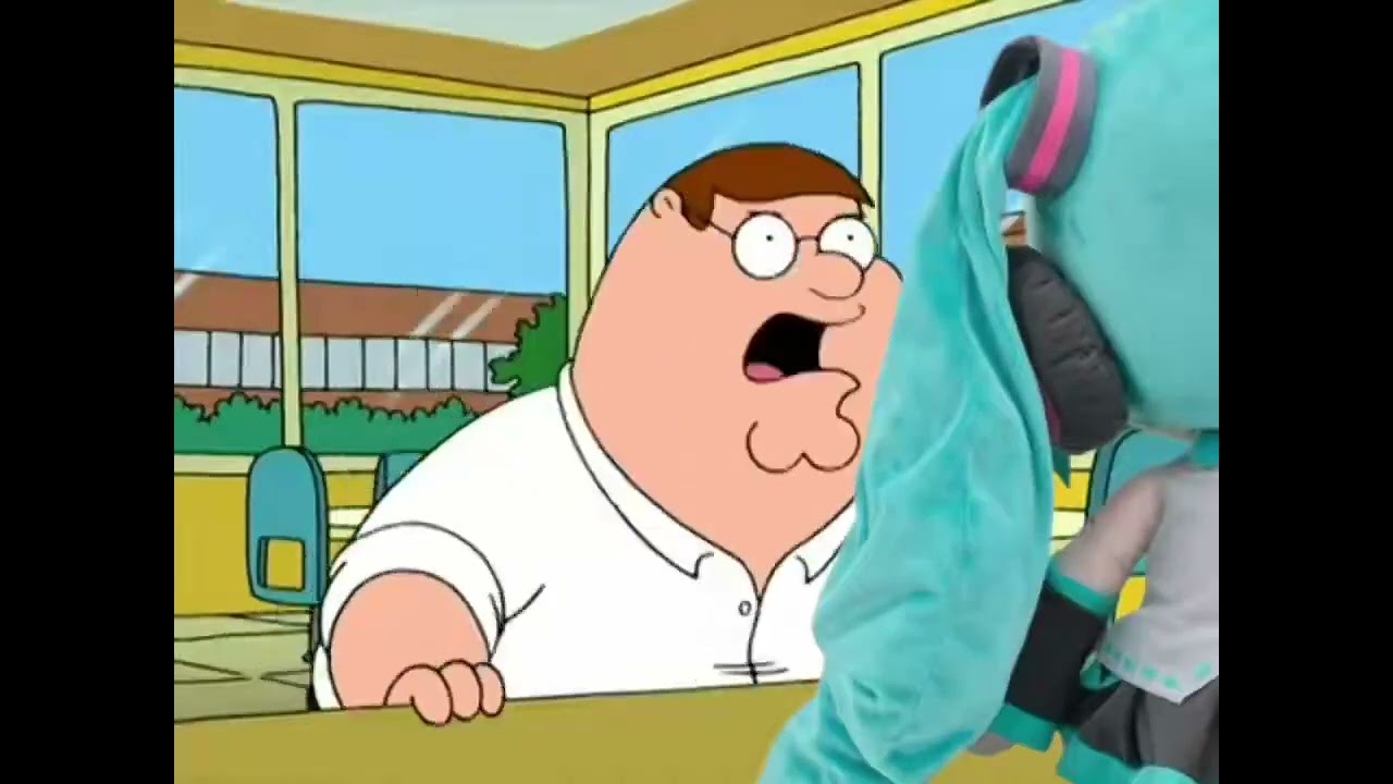 Peter Griffin meets Miku