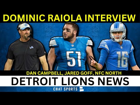 Dominic Raiola LIKES Dan Campbell Can WIN With Jared Goff ...