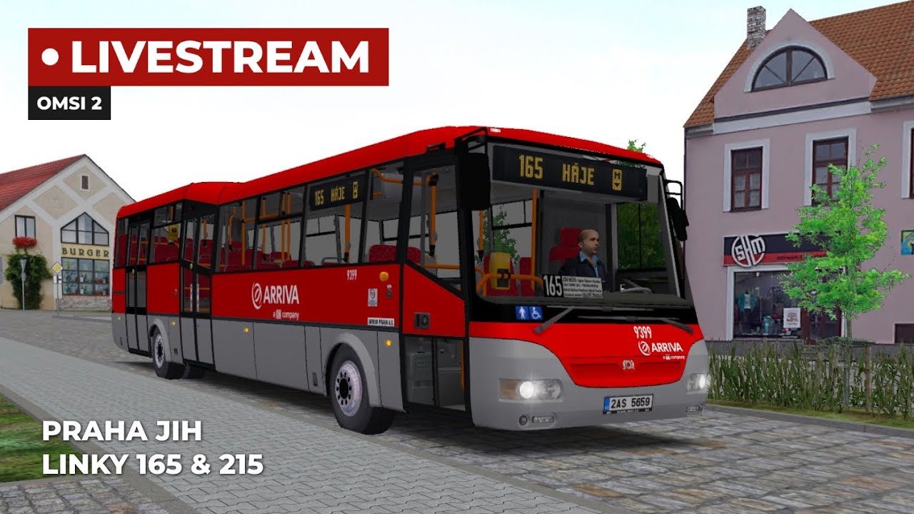 OMSI 2 [CZ] ŽIVĚ: Praha Jih linky 165 & 215 (tramvaje dneska ne)
