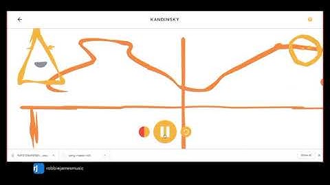 Google chrome music lab - part 2 Kandinsky, spectrogram