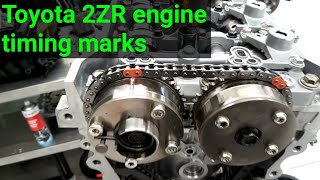 Toyota 2ZR timing marks