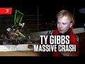 Ty Gibbs Suffers Massive Crash During High Limit Opener At Las Vegas
