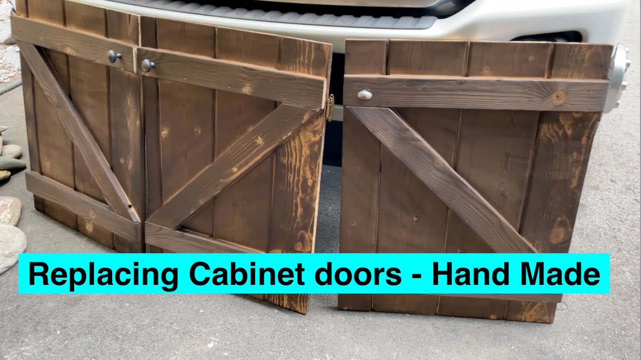 Replacing Cabinet doors - hand made - YouTube