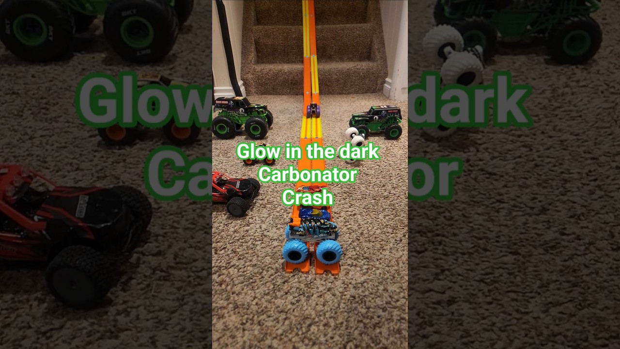 EPIC SLOW MO! 🍾 Carbonator Monster Truck Smash & Crash! 
