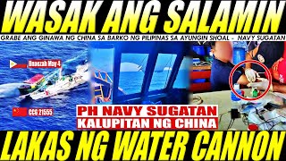 ACTUAL VIDEO nang pagkawasak ng WINDSHIELD ng BARKO ng PILIPINAS sa LAKAS ng WATER CANNON ng CHINA